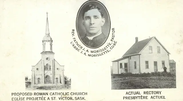Proposed church, pastor and rectory at St. Victor